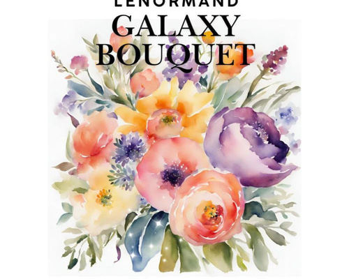 送料無料】銀河の花束ルノルマンカード 水彩画アート その他アート
