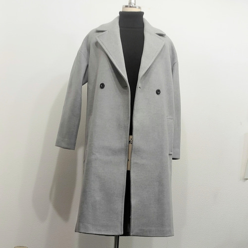 冬最終セール】日本製 サスティナブルウール ロングチェスターコート