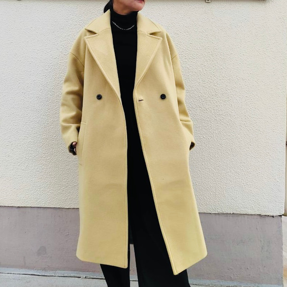８日９日限定価格❣️ 佐藤繊維iines圧縮ウールロングコート 8日9日限定価格❣️ 佐藤繊維iines圧縮ウールロングコート
