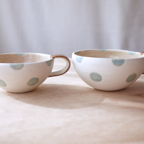 水玉のスープカップ（2個セット） マグカップ 浦川友紀 通販 18708901