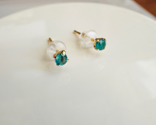 グランディディエライト ピアス ダイヤにないネオン Pt900 ○ K18 × 1ec8063b0ffdc28911163d27f62921