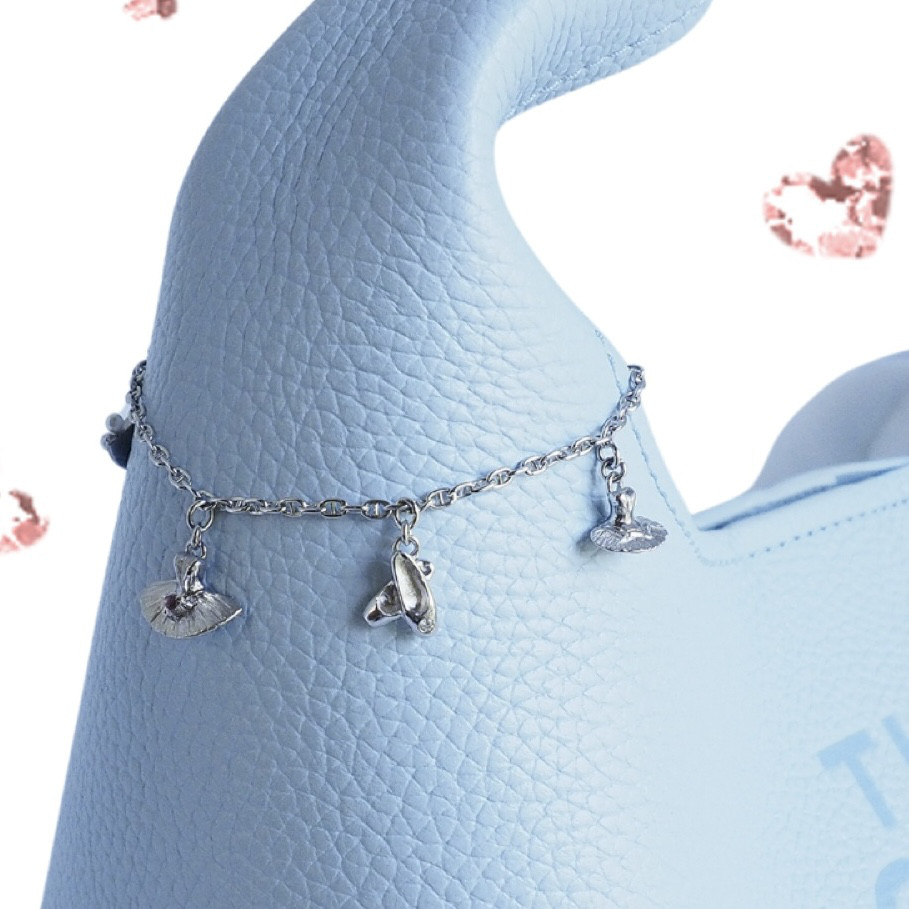 バレエ　チャームブレスレット　シルバー925｜詳細画像