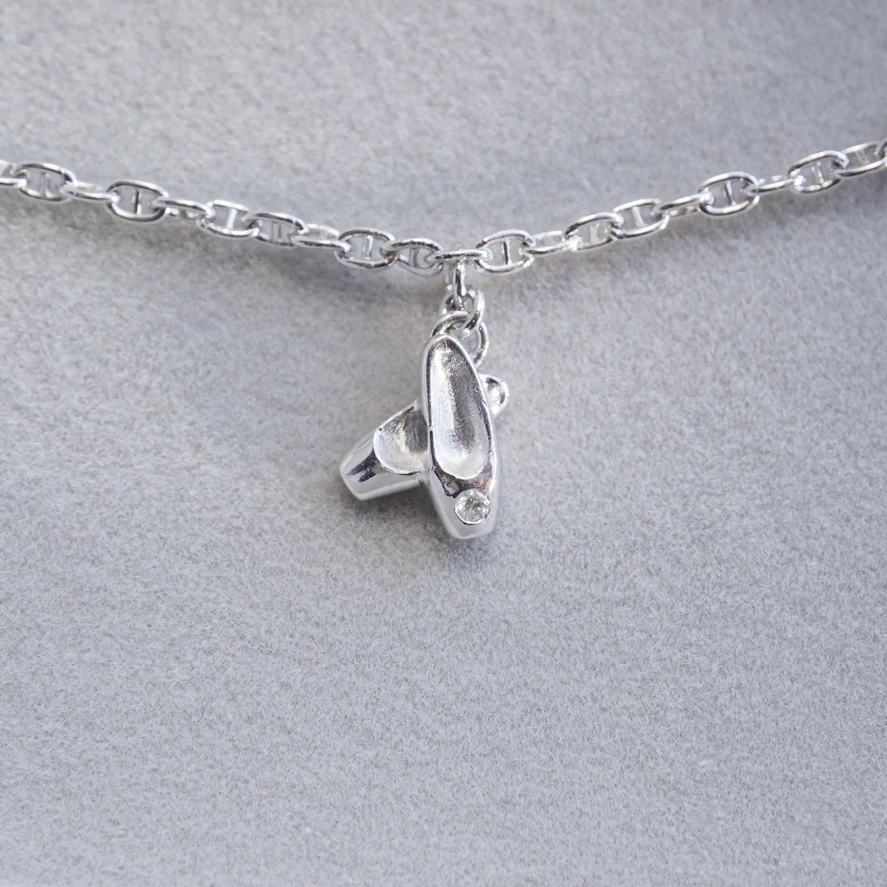 バレエ　チャームブレスレット　シルバー925｜詳細画像