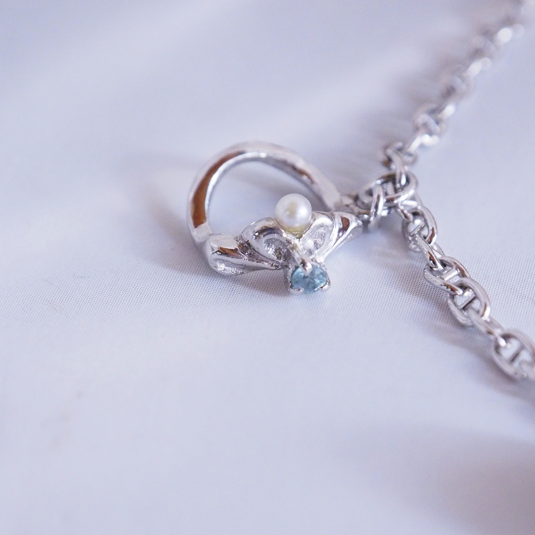 バレエ　チャームブレスレット　シルバー925｜詳細画像