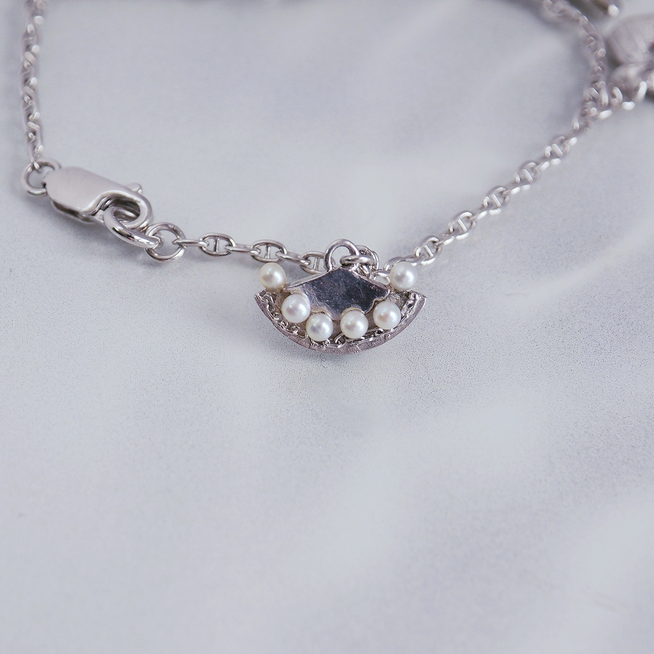 バレエ　チャームブレスレット　シルバー925｜詳細画像