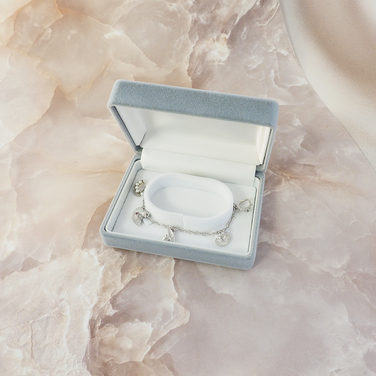 バレエ　チャームブレスレット　シルバー925｜詳細画像