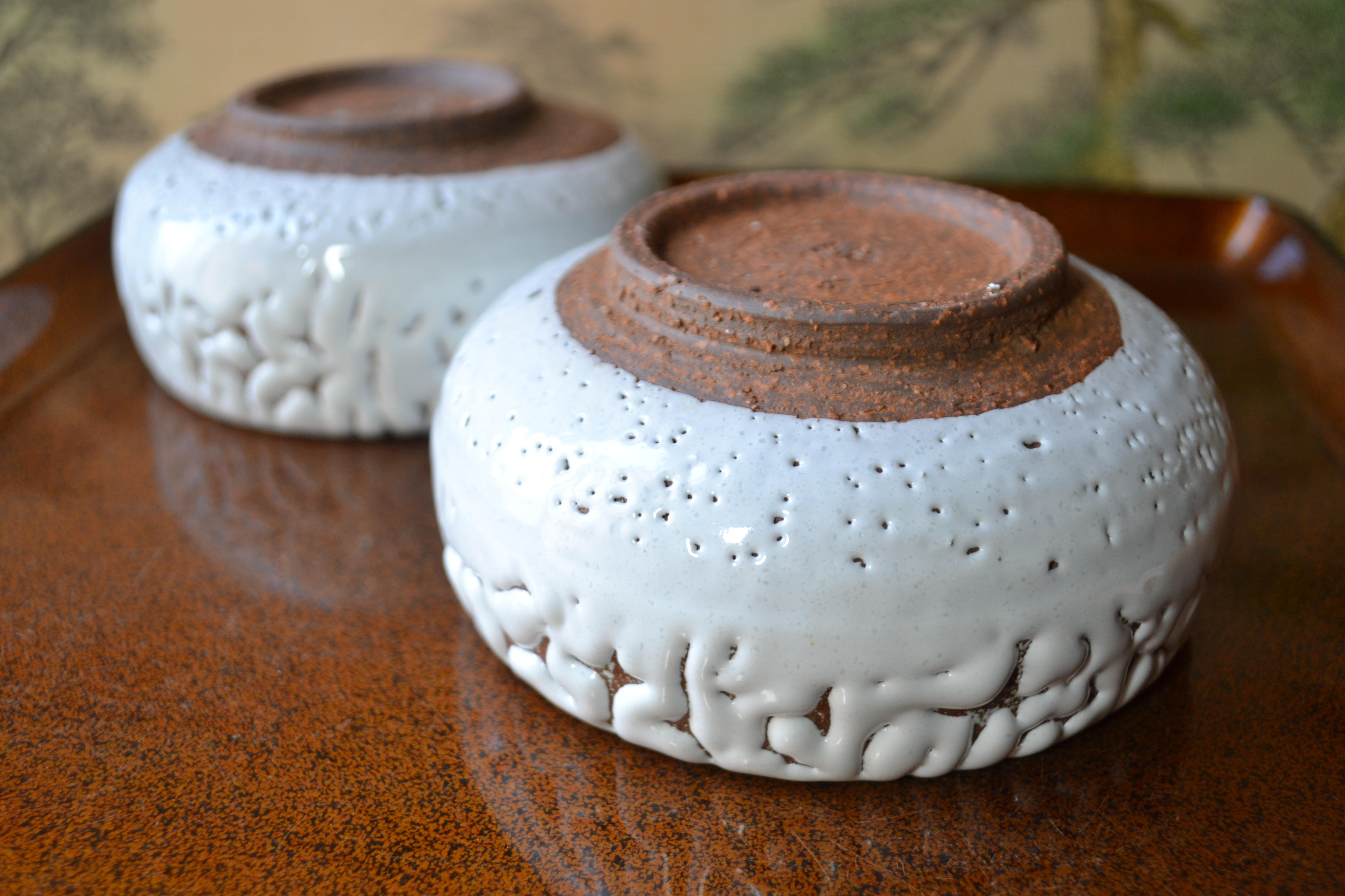 こすけ　新品　陶器　陶芸作家　オフホワイトのBOWL2個　38 こすけ 新品 陶器 陶芸作家 オフホワイトのBOWL2個 38 t3306up2.jpg