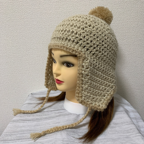 11月中限定販売　yoli モヘア　ニット帽　ベージュ　22AW 11月中限定販売 yoli モヘア ニット帽 ベージュ 22AW