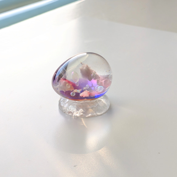 【¥5000で送料無料】空レジン《夢空シャボン・ママレードスカイ》レジン/オブジェ/雲レジン 4枚目の画像