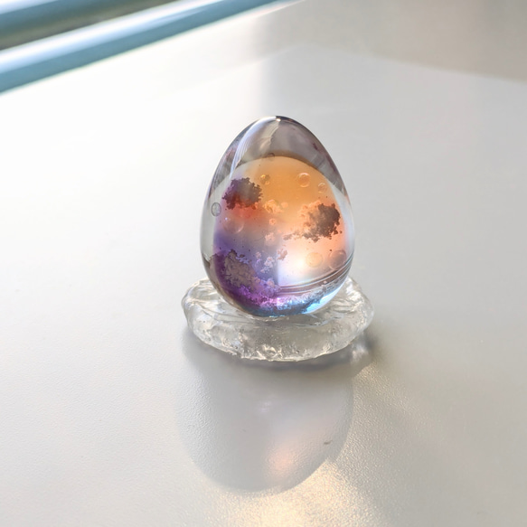 【¥5000で送料無料】空レジン《夢空シャボン・ママレードスカイ》レジン/オブジェ/雲レジン 3枚目の画像