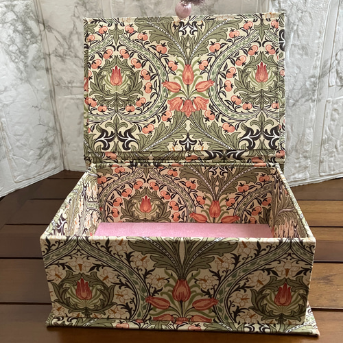 小物入れ Sサイズ 収納箱 ウィリアムモリス マスクケース blue moon