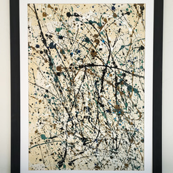 香水 / 抽象画 77×56㎝ B2 額縁セット 原画1点のみ モダンアート