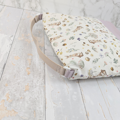 防災頭巾カバー 背もたれ ミルキーラビット 防災頭巾カバー 背もたれ