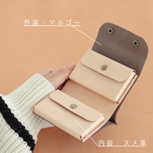 le freem 財布 マルゴー マルゴー」革について はぎれ Le/freem(レ/フリーム) 通販 18306093