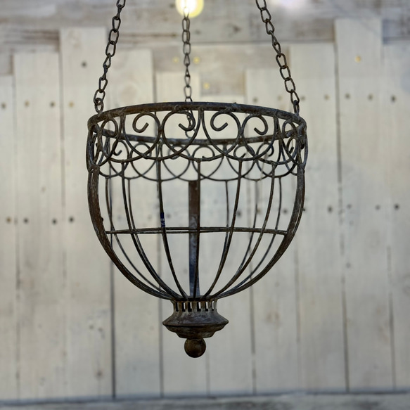 アイアンかご アイアン アイアン雑貨 ガーデン雑貨 シャービー