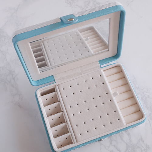 再再販！【即納】ジュエリーボックス シンデレラブルー アクセサリー