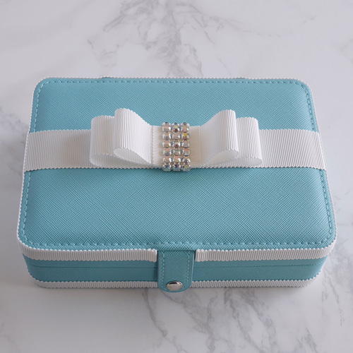 再再販！【即納】ジュエリーボックス シンデレラブルー アクセサリー