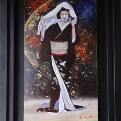 『朧（おぼろ）』　アクリル肉筆画 朧（おぼろ）』 アクリル肉筆画 絵画