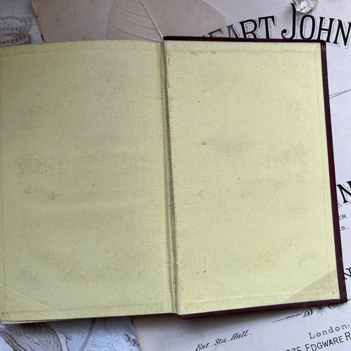 No.288 アンティーク　古書　洋書　ウィディングブック　ビクトリアン 詩集 No.288 アンティーク 古書 洋書 ウィディングブック ビクトリア