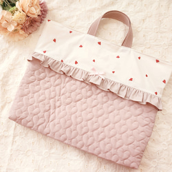 ハンドメイド リバティ レッスンバッグ 手提げ 絵本袋 花柄