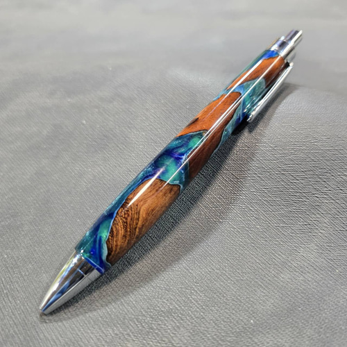 ウッドペンクラフト ショートボールペン レジン 流木 ウッドレジンボールペン【送料・ギフトボックス無料・当日発送