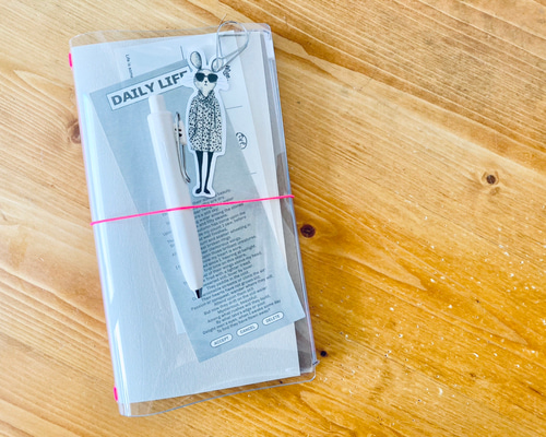 クリアなトラベラーズノート【レギュラーサイズ】LACHIC NOTE 手帳