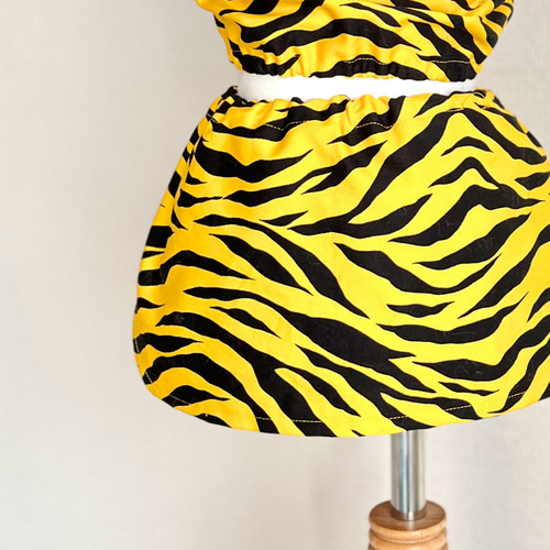 節分 鬼のパンツ 女の子セット 100〜110cm 子供服 Handmade kitten