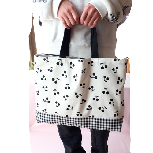 さくらんぼ モノトーン 大人っぽかわいい 入園入学セット レッスン