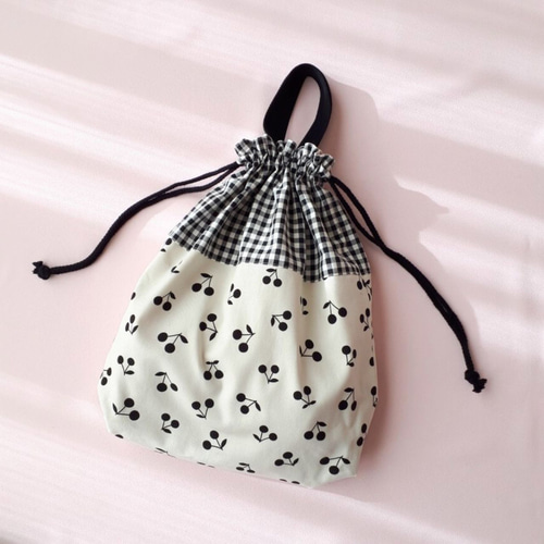 さくらんぼ モノトーン 大人っぽかわいい 入園入学セット レッスン