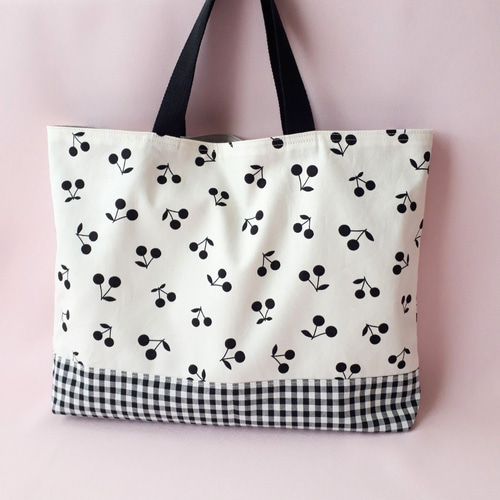 さくらんぼ モノトーン 大人っぽかわいい 入園入学セット レッスン