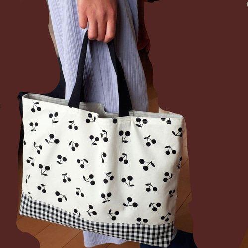 さくらんぼ モノトーン 大人っぽかわいい 入園入学セット レッスン