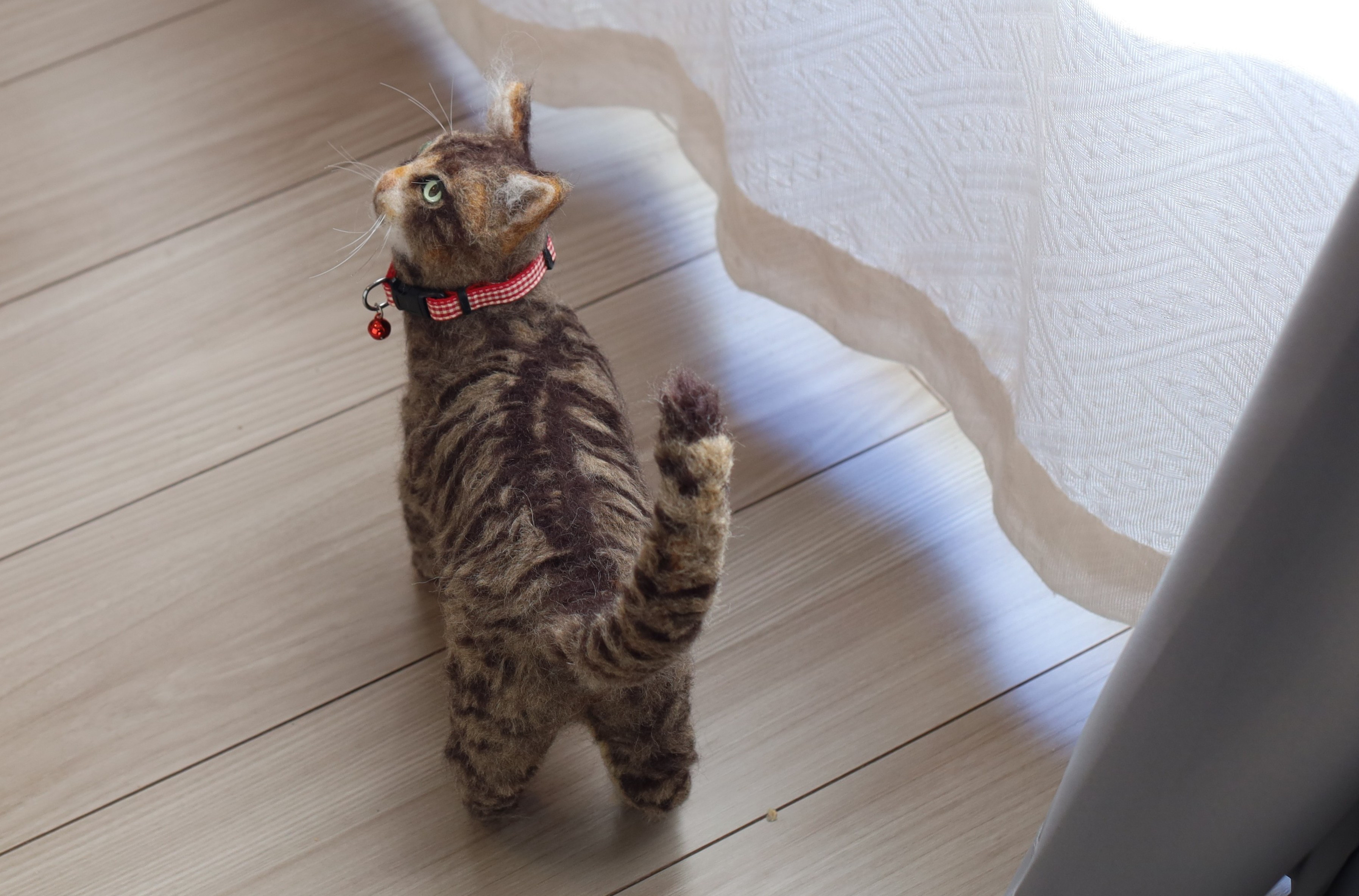 羊毛フェルトで作る表情ゆたかな猫(うちの子オーダー)