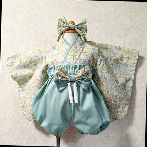ベビー袴【兜付き】 ベビー服 SUN☀︎ 通販 17395798｜Creema
