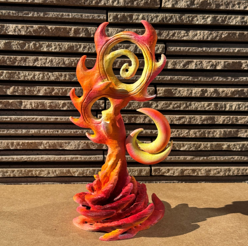 置物 flame 炎のオブジェ (Flame sculpture) 立体・オブジェ Mick 通販 18713983