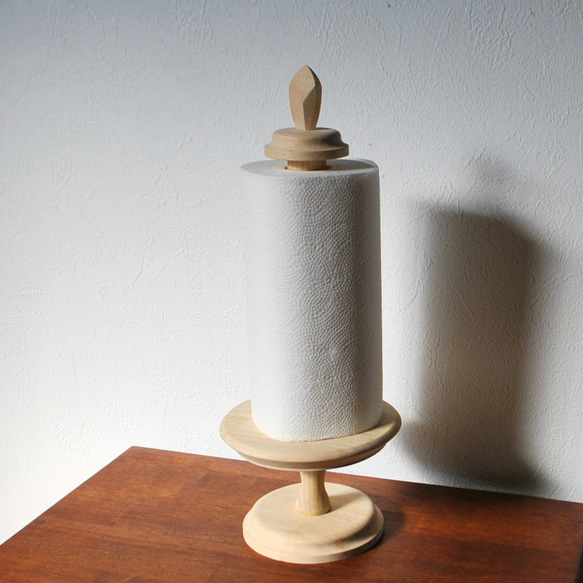 レトロなキッチンペーパースタンド 4枚目の画像