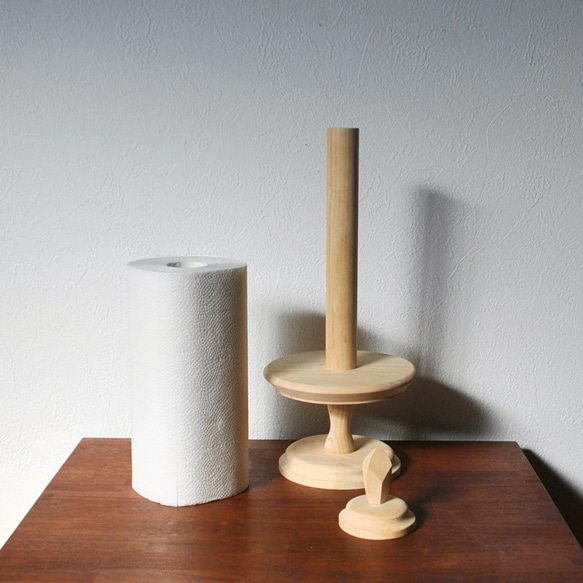 レトロなキッチンペーパースタンド 2枚目の画像
