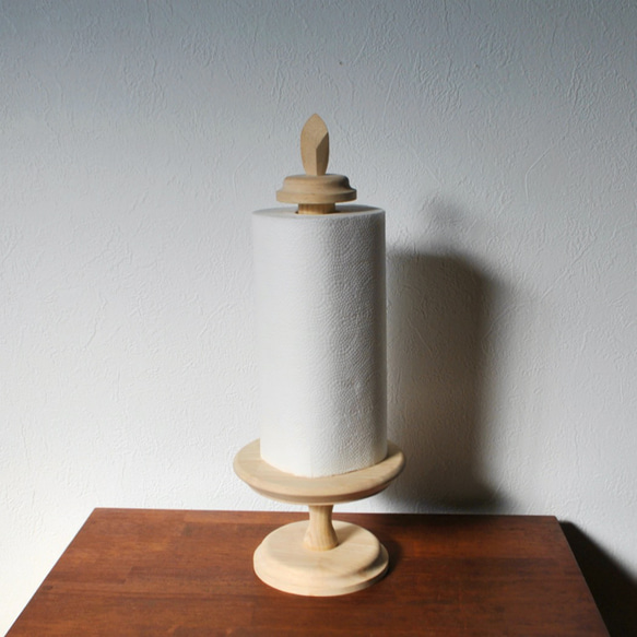 レトロなキッチンペーパースタンド 1枚目の画像