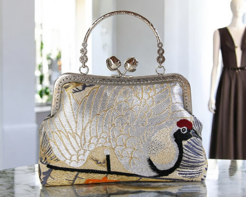 アンティーク婚礼丸帯リメイク礼装バック/和装バッグ/パーティー/着物リメイク アンティーク婚礼丸帯リメイク礼装バック/和装バッグ/パーティー