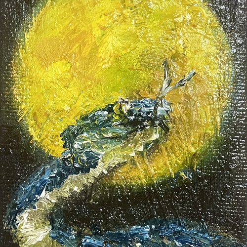 絵画 油絵 巳年』油絵 絵画 アトリエ風の通☆Etsuki Misu 通販 18714423