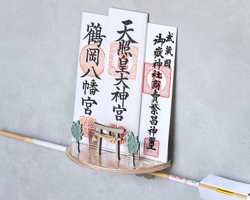 人気作＞雲板付きモダン神棚 国産檜