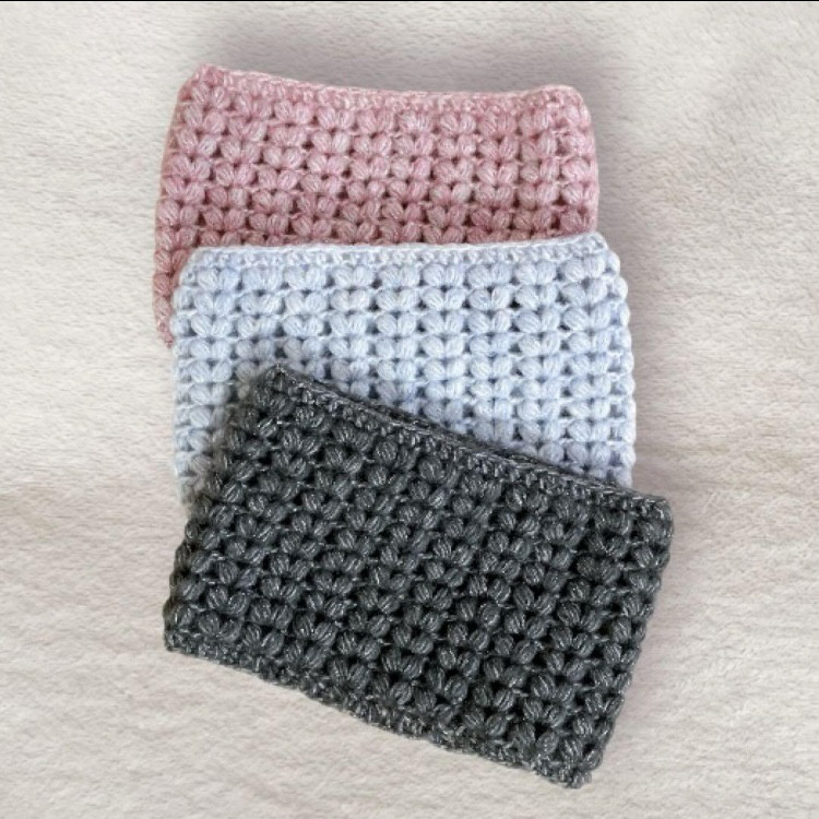 在庫限り❄️選べる4色ネックウォーマー❄️ハート模様❄️手編み❄️スヌード❄️