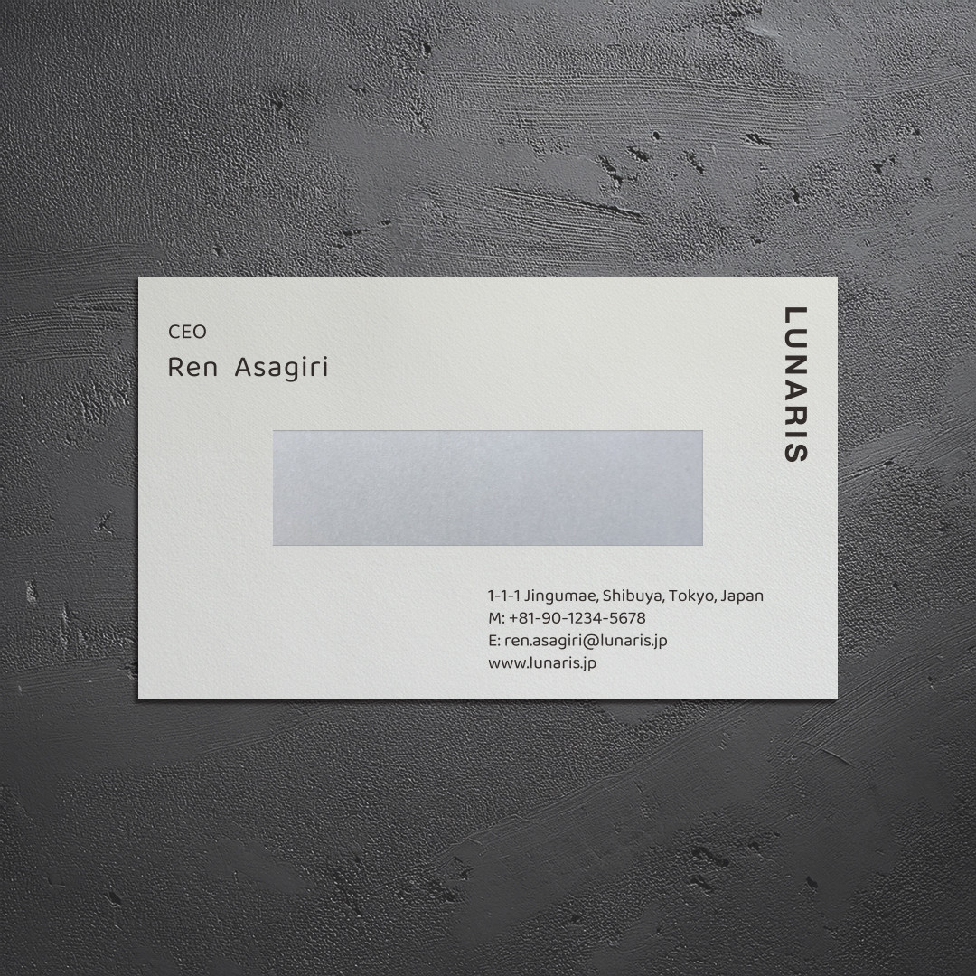 半透明ホワイトフレーム名刺（英字タイプ）【送料無料】 4,543円