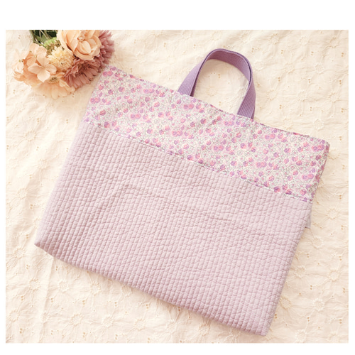 リバティ レッスンバッグ上履き入れ体操服袋 ハンドメイド