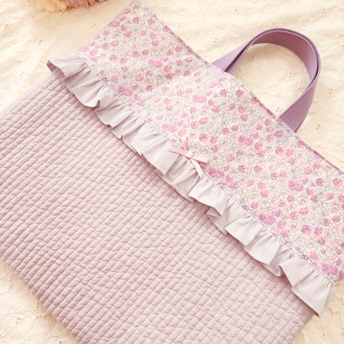 ヌビ リバティ 入園入学 女の子 レッスンバック 上履き袋 お着替え袋