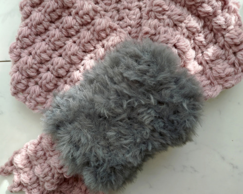 REALHEAD ドクロマニヨン 黒成型/グレー塗装/ピンク目 赤マフラー REALHEAD ドクロマニヨン 黒成型/グレー塗装/ピンク目 赤マフラー