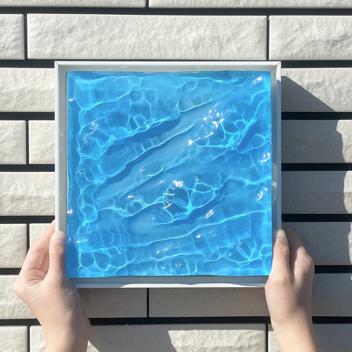 開運絵画　レジンアート絵画 minamo レジンアート 水のアート 絵画 FLUID （フルイド） 通販