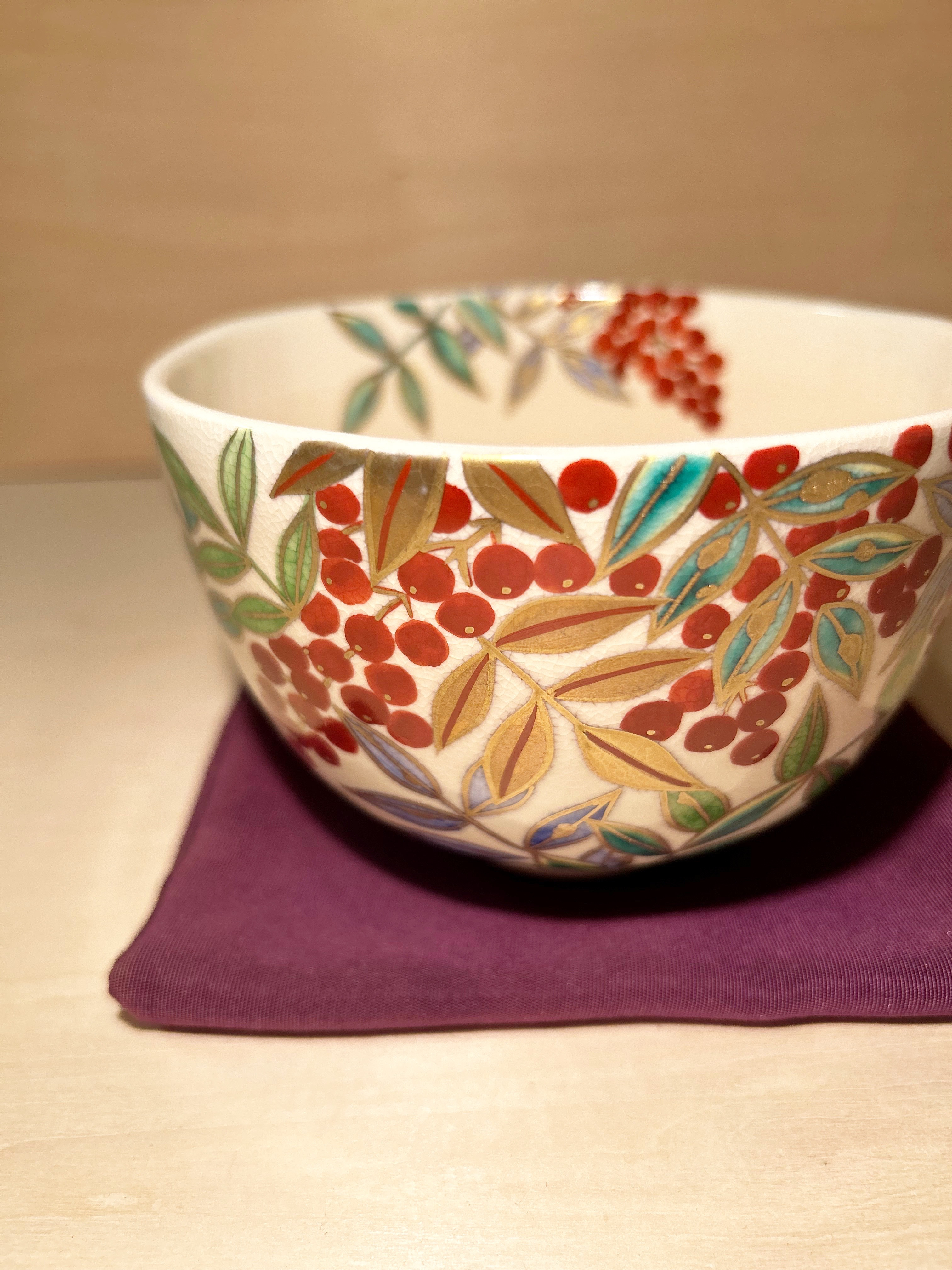 色絵 南天 抹茶茶碗 茶碗・めし碗 清香〜きよか〜 通販 18716136