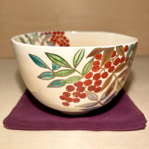 色絵 南天 抹茶茶碗 茶碗・めし碗 清香〜きよか〜 通販 18716136