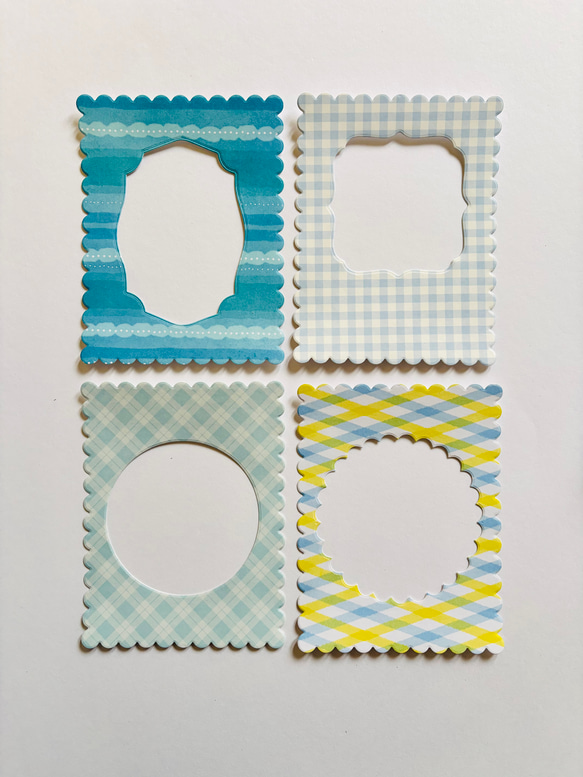 コメントカード　ハート フレーム　クラフトパンチ　写真フレーム コメントカードハート フレームクラフトパンチ写真フレーム