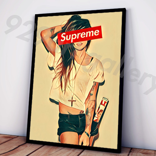 supreme アートポスター supremeアートポスターの通販 by 莉沙たん's shop｜ラクマ